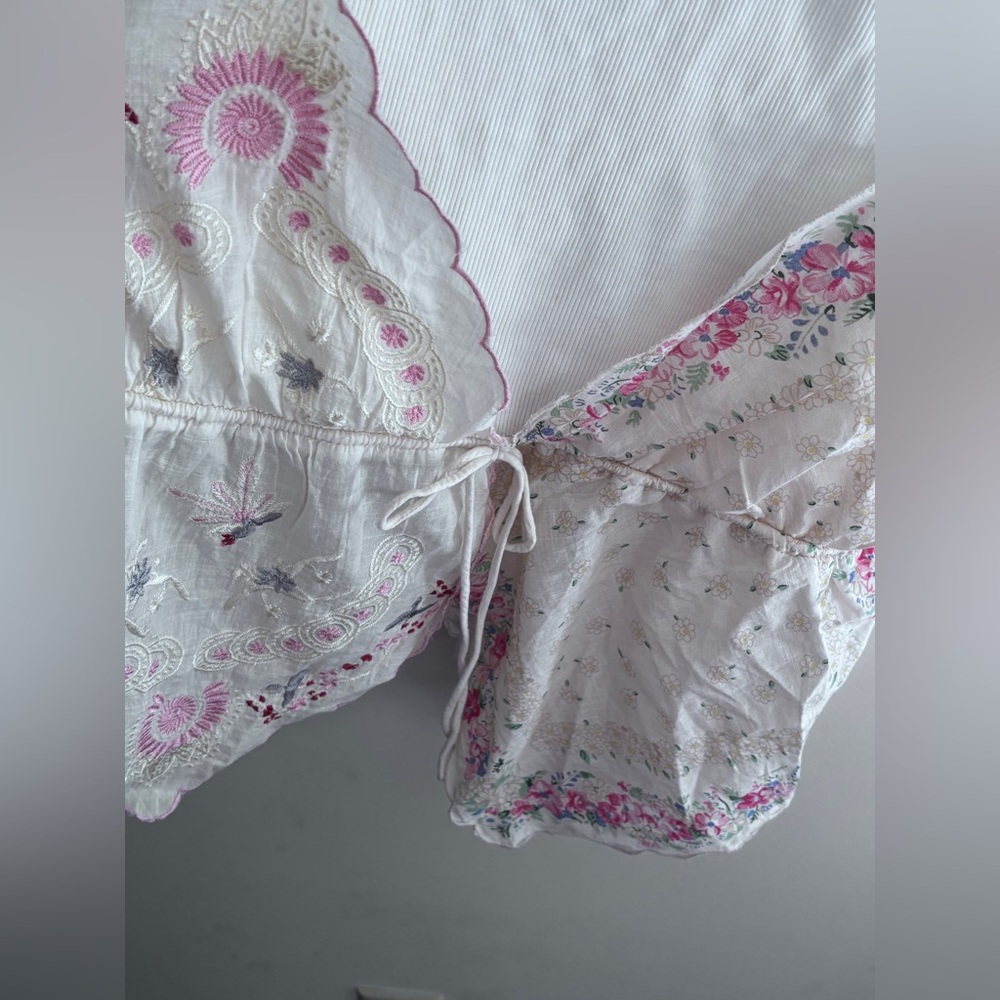 NWT Anthropologie Floral Scarf Tank Size: XL - Picture 4 of 5